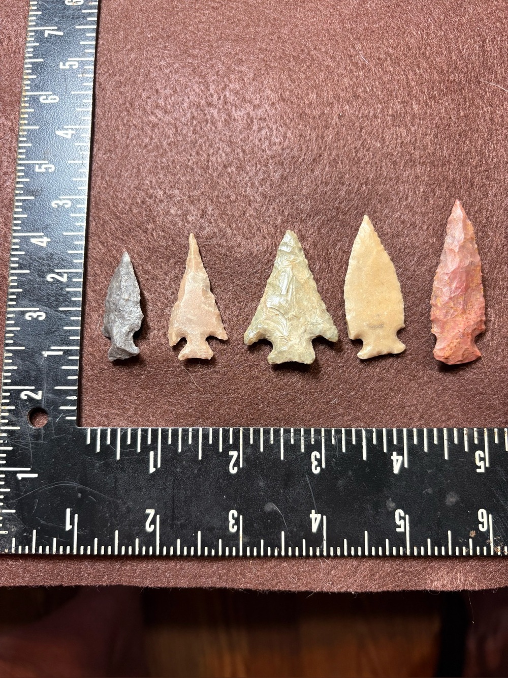 Arrowheads from Nocona Texas. In our family since late 1950’s or early 1960’s